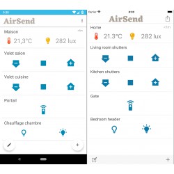 AirSend - Capture mobile accueil